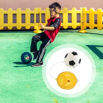 

Children's Beginners With Rope Tennis Trainer Single Tennis Exercise Trainer Set Football Training Device Soccer Ball Secondary