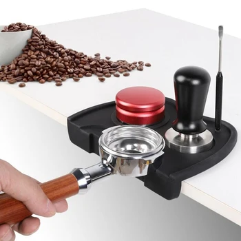 

Coffee Tamper Mat Household Silicone Espresso Coffee Tamper Mat Anti-Slip Latte Pressed Powder Pad Accessories Coffeeware