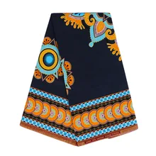 Африканские тканевые Дашики, традиционный принт, хлопок, пагне, голландский воск, 6 ярдов,, новое поступление