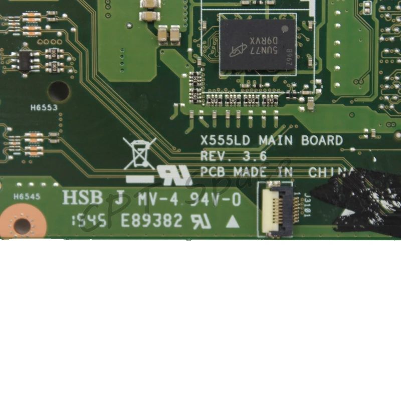 X555LD материнских плат REV: 3,6 I3-4005 4 Гб GT920M/2G для ASUS X555LP X555LJ X555LDB X555LB X555LN X555LF X555L материнская плата для ноутбука