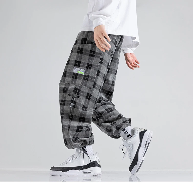 Waliicorners Men Hip Hop Casual Trousers Fashion Male Pants Wide Leg Pants Harem Pants Streetwear 10 Ha8494efbf5514d6ebd0bdb8536f43cb2X