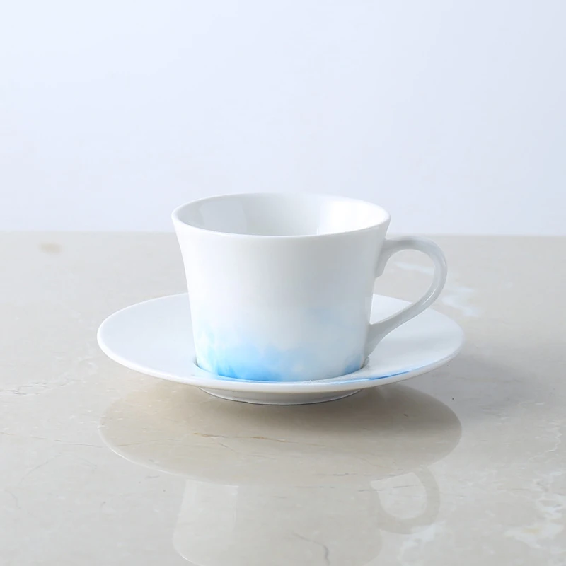 

Tea Cups Saucers Sets Ceramic Espresso Coffee Cups Saucers Set with Mixing Spoon Home Office @LS