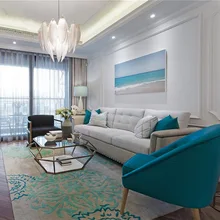 Цветочный Европейский Стиль акриловый коврик для гостиной, дома, современный, на заказ, спальня гостиная, коврики для пола, для учебы