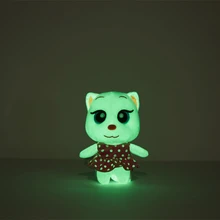 Светится в темноте, игрушка для кошек высотой 15 см, светящиеся мягкие животные, плюшевая Анжела, Говорящий Том и друзья, безопасный материал, рождественский подарок