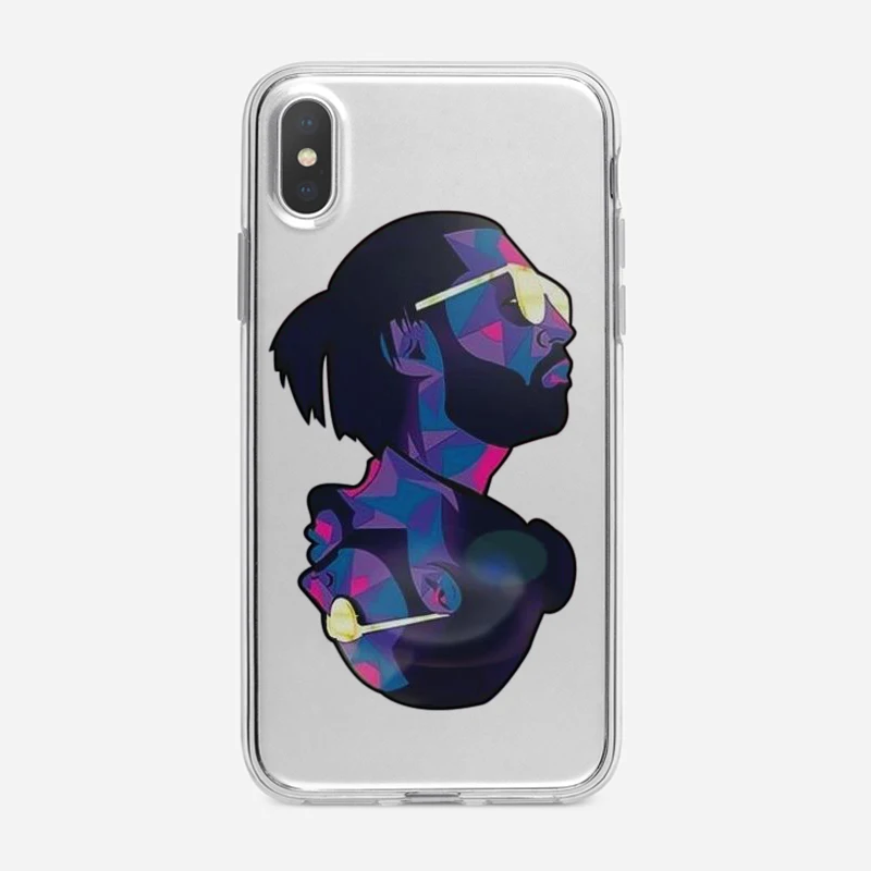 TPU I чехол для телефона 7 X Xs Qlf PNL Rapper чехол для телефона для iPhone 5 5S 6S 6 7 8 PLUS X XS XR Max прозрачный мягкий ТПУ Fundas черный чехол - Цвет: TPU