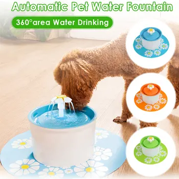

Automatic Cat Water Fountain For Pets Water Dispenser Large Spring Drinking Bowl Cat Automatic Feeder Drink Filter 1.6L 3 Colors