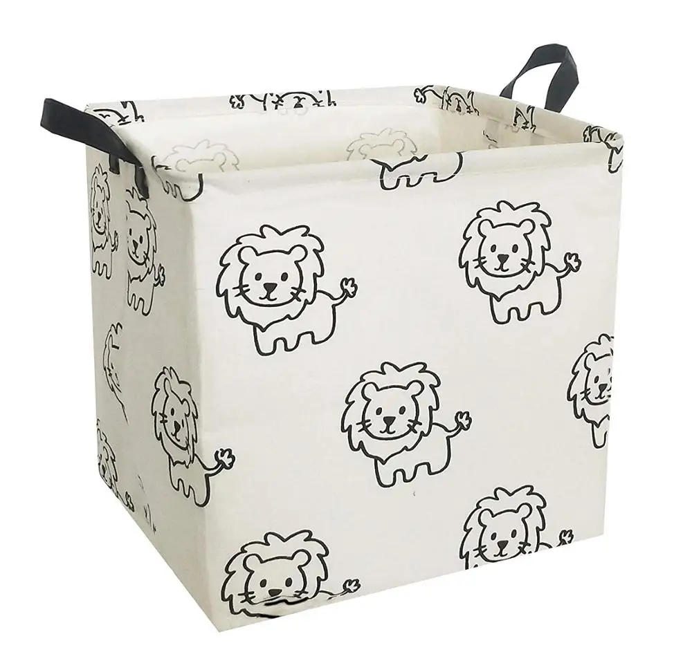 Waterproof Cube Storage Basket with Handles