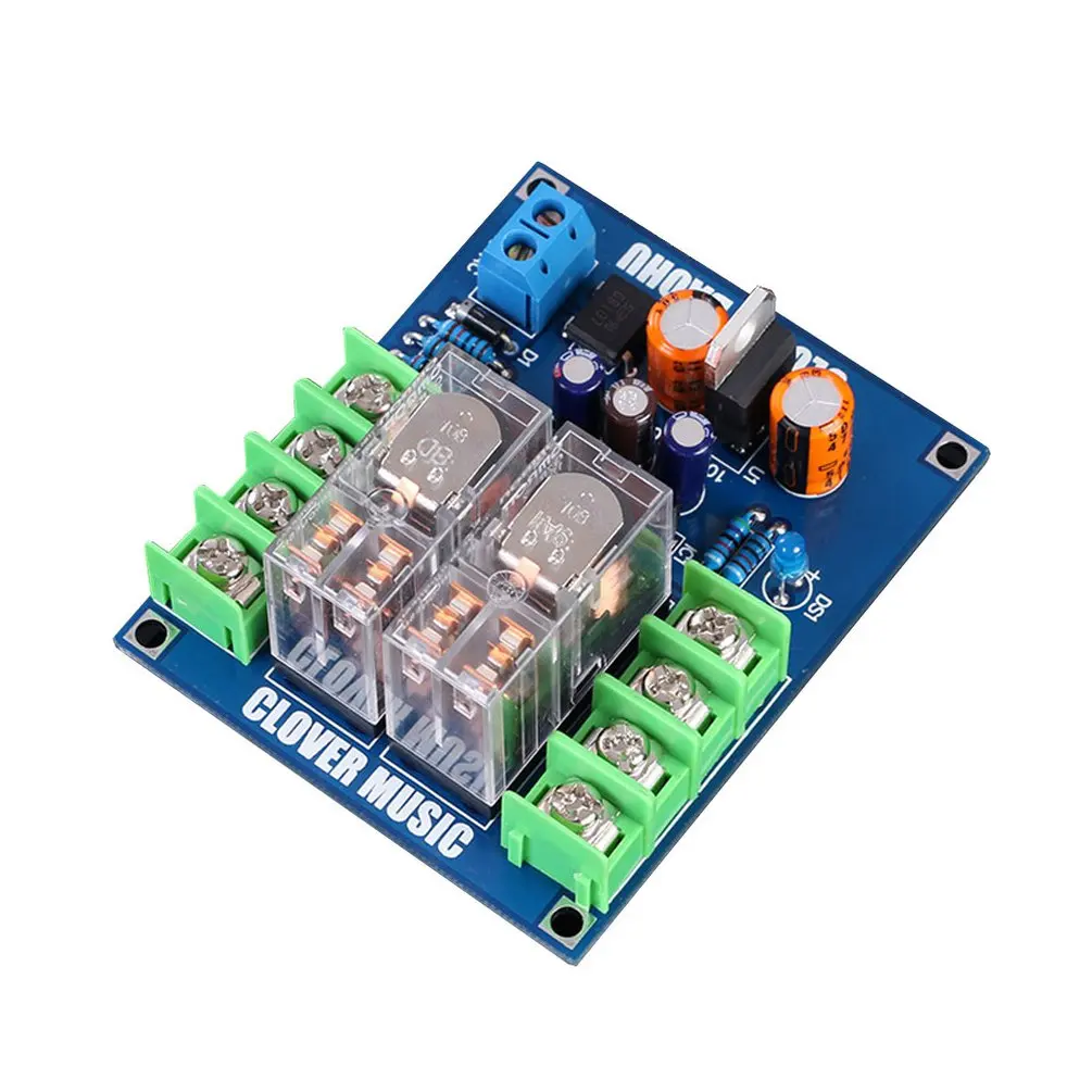 Двойной Acron реле 7812 Upc1237 динамик Рог Защитная плата для Diy Ac12-24V США Bc200 Upc1237 релейная Защитная плата
