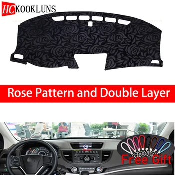 

Rose Pattern For Honda CRV 2012 2013 2014-2016 Dashboard Cover Car Stickers Car Decoration Car Accessories Interior Car Decals