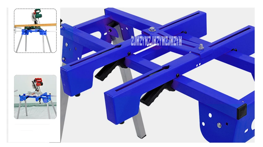 ST001 Многофункциональный портативный торцовочная пила кронштейн складной алюминиевый верстак кронштейн складной деревообрабатывающий стол Подвижный кронштейн