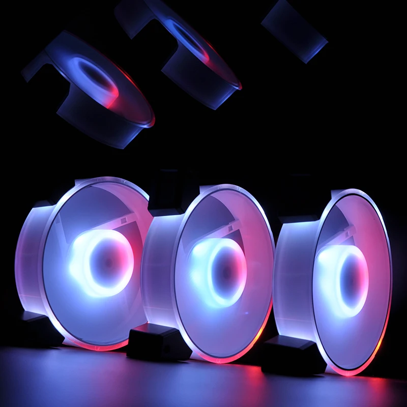 AIGO C5 120 мм чехол RGB Вентилятор охлаждения Синхронизация с материнской платой контроллер для компьютера 12 в управление RGB кулер охлаждающий вентилятор компьютера