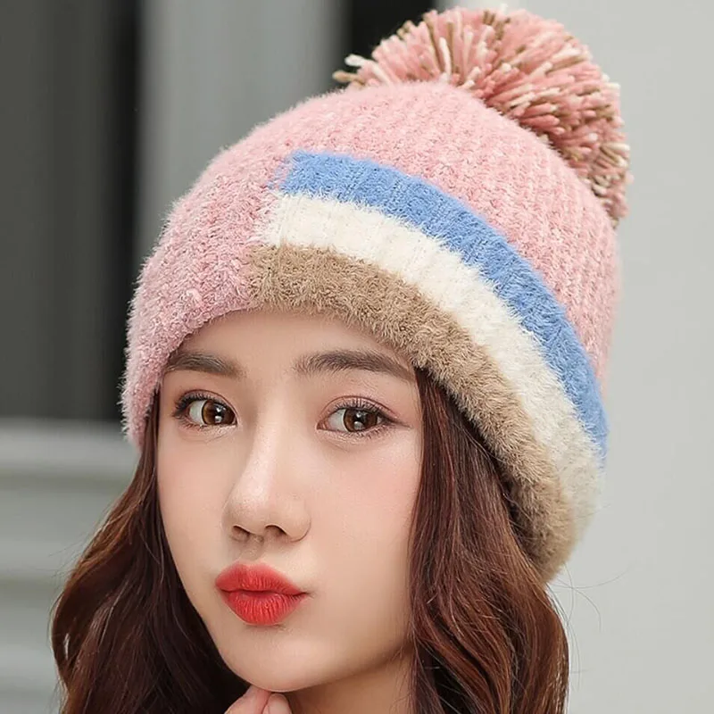 SUOGRY модная зимняя шапка Skullies Beanies зимняя теплая шапка с помпоном женская вязаная шапка s женская уличная теплая шапка для отдыха