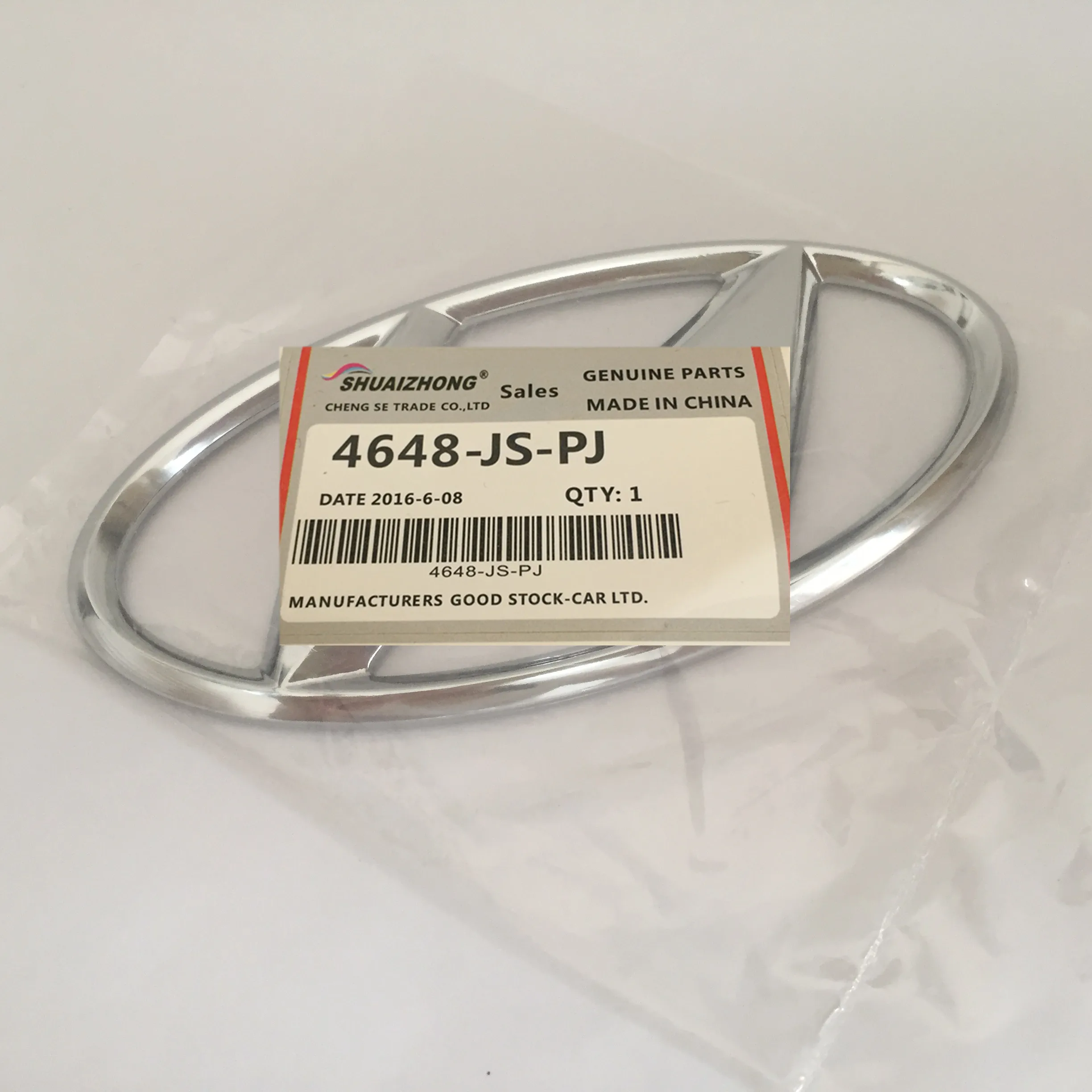 

1pcs ABS chrome car Steering Wheel Sticker Front Bonnet Grill rear Trunk Badge Emblem Sticker styling