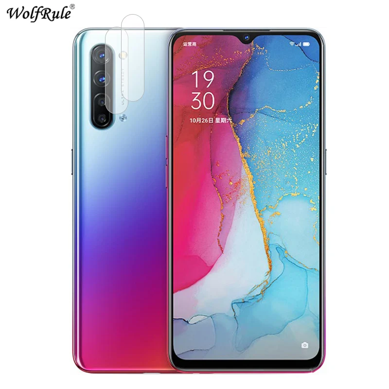 2 шт. для OPPO Reno3 5G Защита камеры гибкое стекловолокно Задняя камера Len Защитная