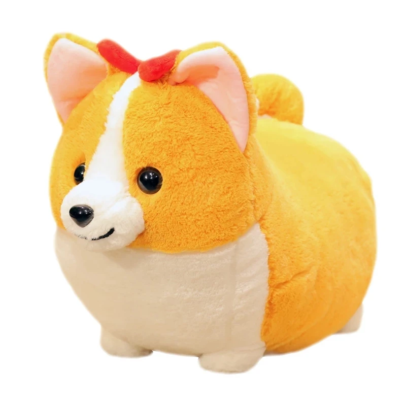 Cute Corgi Dog Plush Stuffed Animal Toys For Kids Soft Cartoon Pillow Children Lovers Birthday Present Decoracion Hogar Gift | Игрушки и
