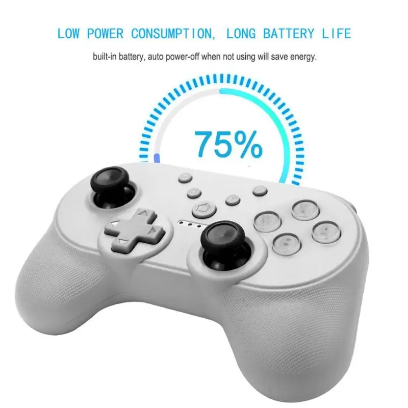 Горячая Bluetooth игровой контроллер портативная bluetooth-консоль игровая Ручка Джойстик с двойным мотором, пригодный для переключения модели shand Lite