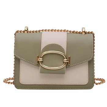 

Shoulder bags for women 2020 PU leather Women's Handbag fashion handbags women bags Chain Texture Shoulder Small square bag