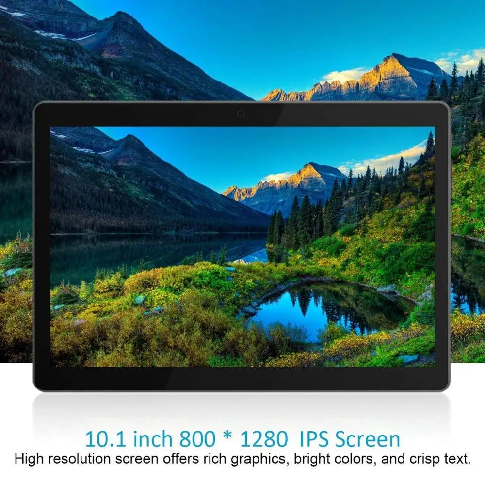 ANRY 10 Inch Tablet PC 3G 4G Lte Octa Core 4 GB RAM 64 GB ROM Dual SIM 5.0MP Android 7.0 GPS 1280*800 IPS Tablet PC