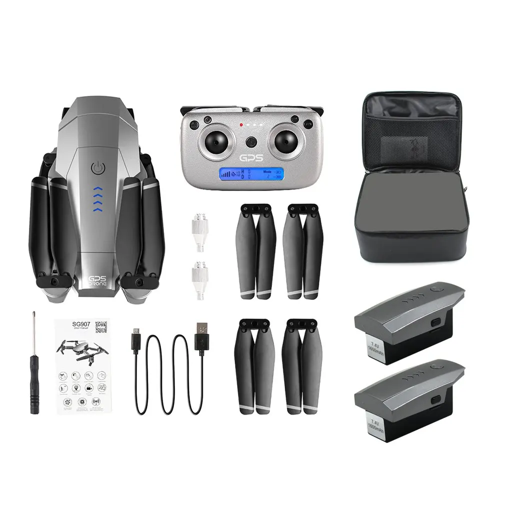 Storage1080P 5G 2B SG907 gps Дрон с 4 K/1080 P HD камерой 5G анти-встряхивание FPV RC вертолет жесты фото Профессиональный Дрон RC игрушка машина - Цвет: Storage1080P 5G 2B