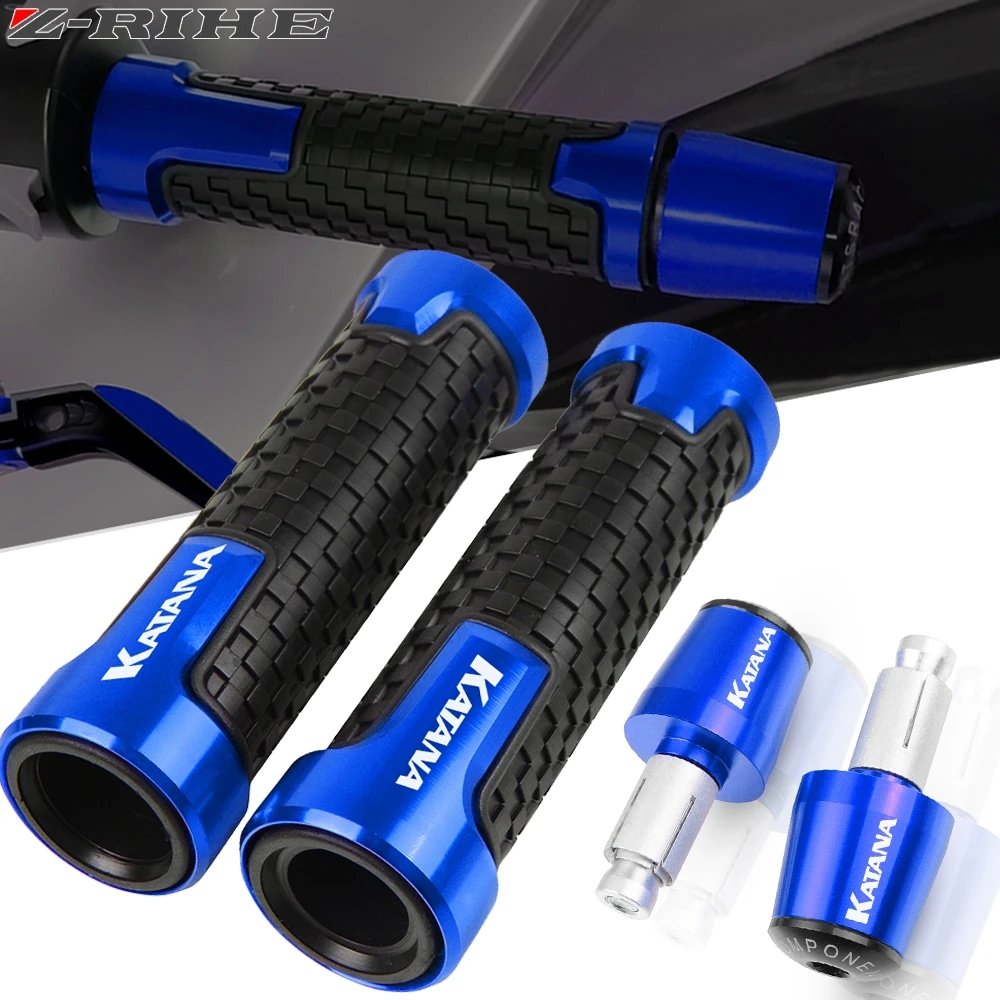 

Для SUZUKI KATANA GSX1100F GSX 1100 F 600 750 аксессуары для мотоциклов 7/8 дюйма 22 мм CNC ручки руля концы крышки разъем
