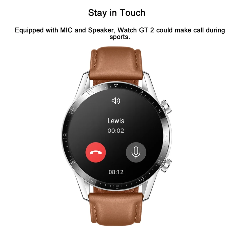  Huawei Watch GT 2 GT2 Smart watch blood oxygen tracker spo2 Bluetooth Smartwatch 5.1Phone Call Hear - 4000382114256