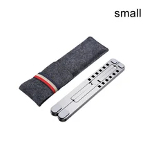 Портативная Регулируемая Складная подставка для ноутбука, подставка для ноутбука, держатель для ноутбука с фетровой сумкой