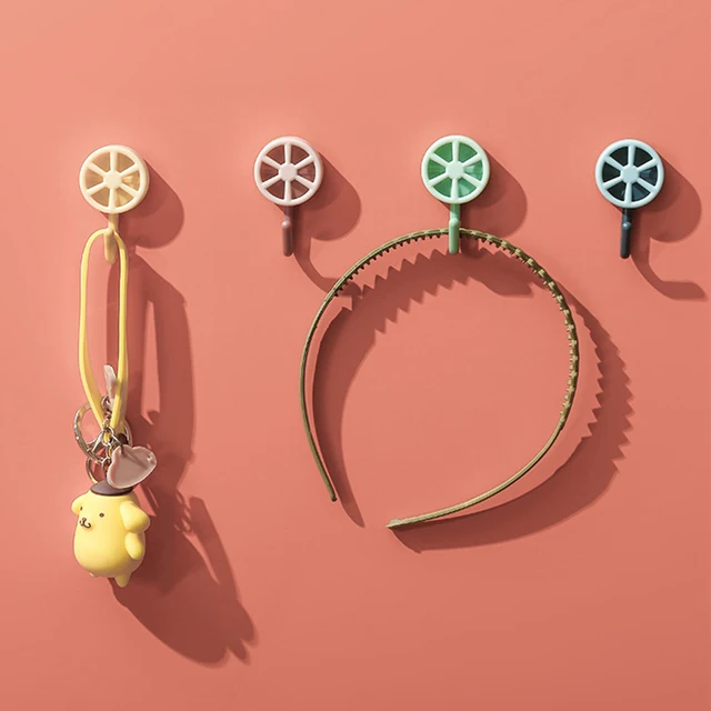 5 db Háztartási Rajzfilm Gyümölcs Dekoráció Kampók Kulcs Tartó Falra Szerelt Ragasztó Kabát Akasztólapa Állvány Otthoni Sundries Szervező Accessori - Image 2
