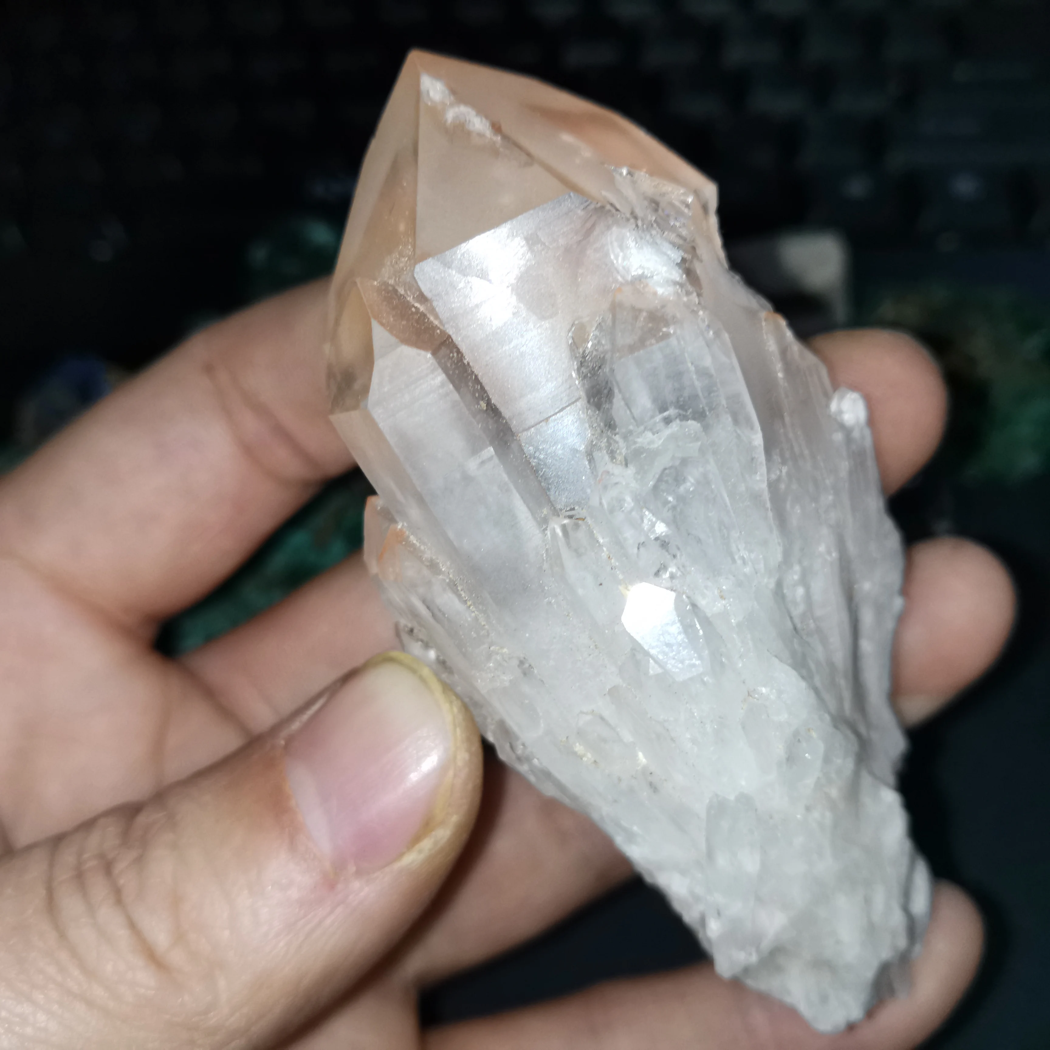 2 шт. AAA + натуральный прозрачный камень reiki из кварца Кристальные минералы продукт