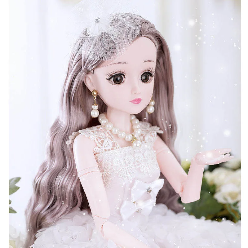 Шарнирная кукла 60 см подвижная шарнирная пластиковая Реалистичная без одежды