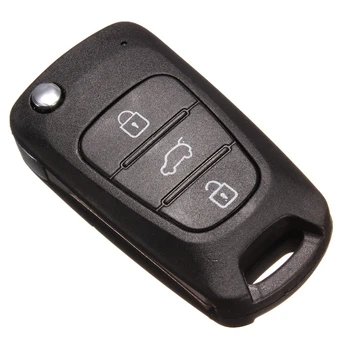

Hot 3 Buttons Flip Remote For HYUNDAI I30 i35 Car Keys Blank Case Cover for Kia