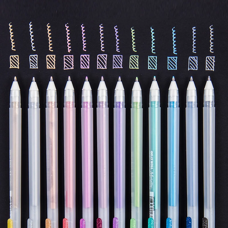 

Sakura Highlight Liner Sketch Markers colorful Paint Gel Pen For sketching Design Comic Manga Painting Supplies Correction Pen