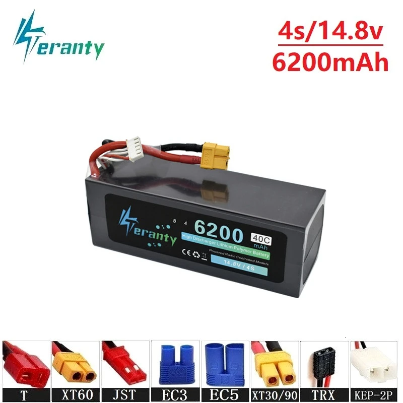 Teranty Power 14 8 v 6200maH 40C Lipo Batterry для радиоуправляемого дрона лодки Quodcopter запасные части
