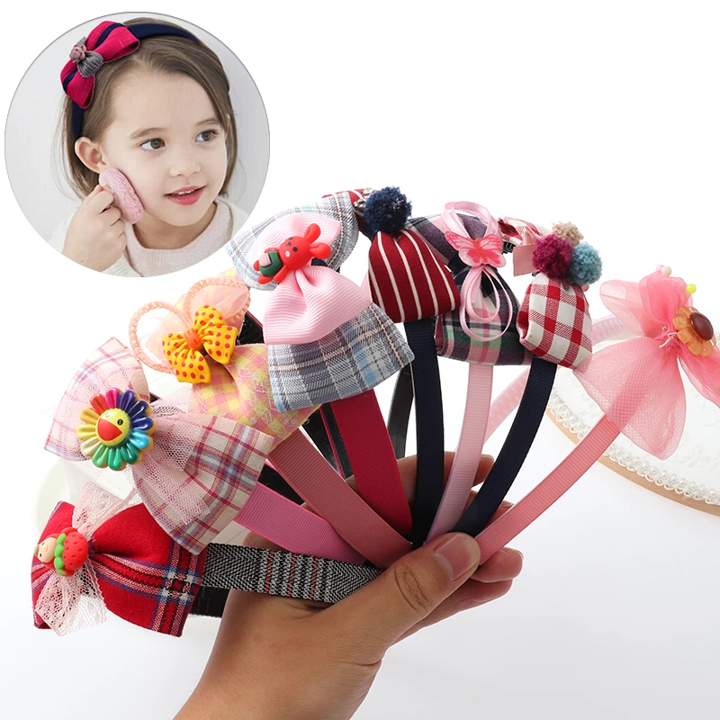 Diademas con lazo para cintas pelo con dientes, banda antideslizante para el pelo, accesorios el cabello para niña coreana, tocado para el pelo para bebé|Accesorios para el pelo