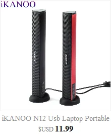 IKANOO N12 Usb портативный стерео динамик аудио Саундбар мини USB ноутбук портативный динамик s звуковая панель динамик s к ПК Горячая Новинка