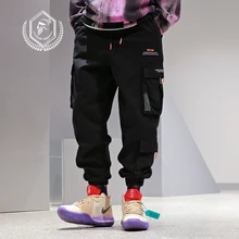 Мужские свободные брюки-карго Golomise в стиле сафари, модные штаны-шаровары для бега, штаны до щиколотки в стиле хип-хоп