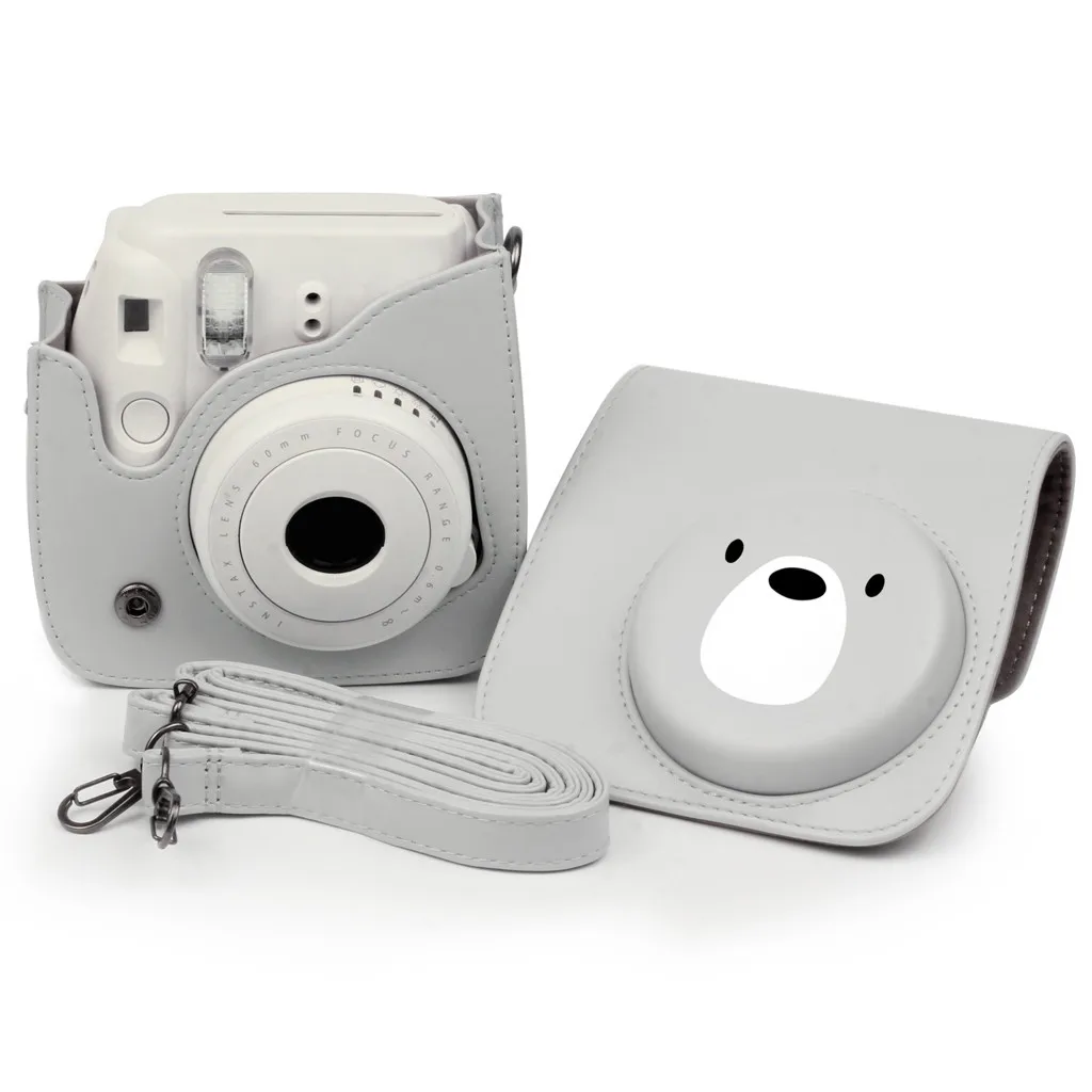 EPULA чехол для камеры Fujifilm Instax Mini 8 8+ 9 Модный чехол из искусственной кожи с защитой от царапин и грязи