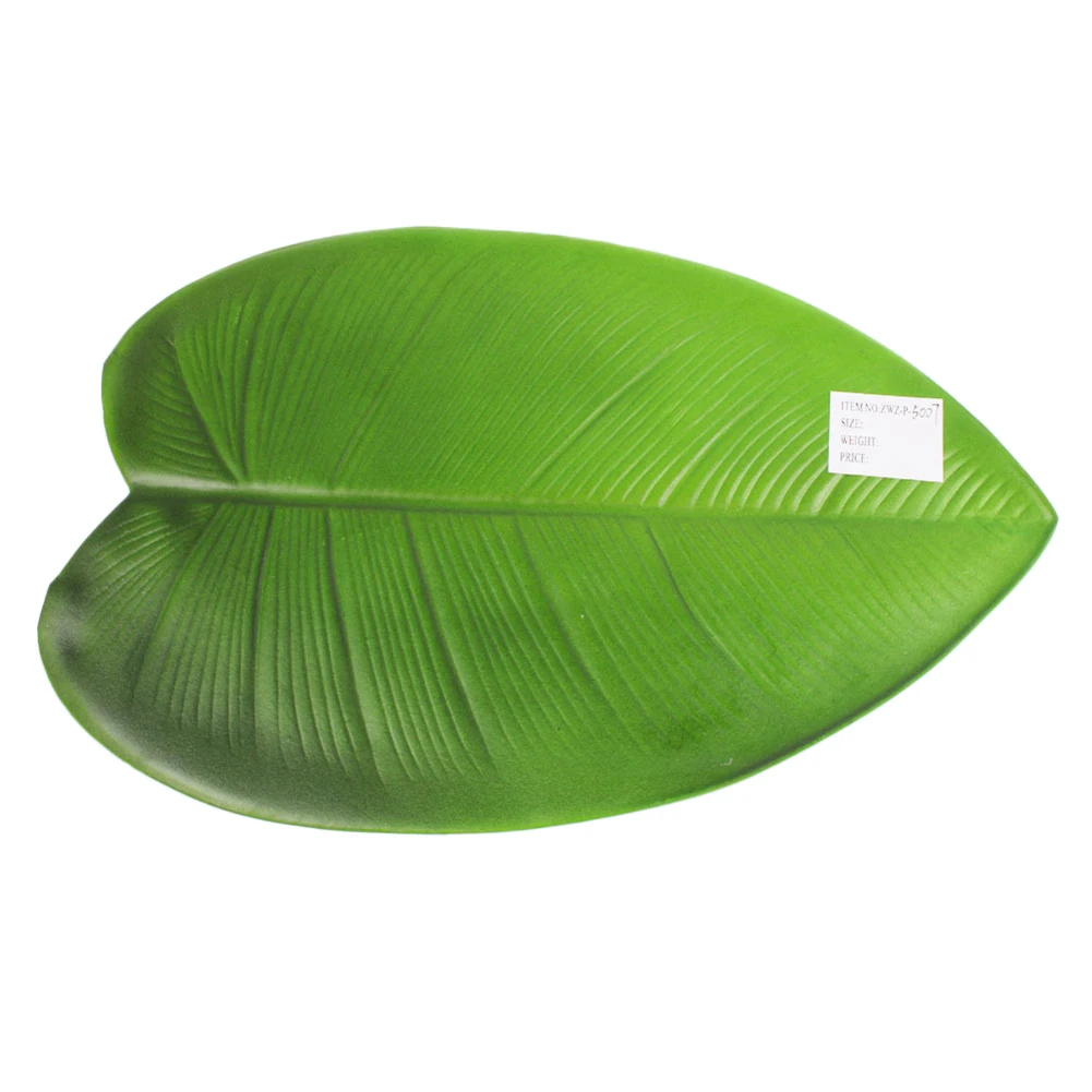 7 Artificial Plant Leaf EVA Waterproof Insulation Pad for Home Table Decoration DEC889 - Цвет: 7