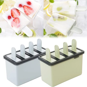 

Silicone Ice Cream Mold Popsicle Maker Lolly Mould Pan Ice Cream Cube Summuer 2