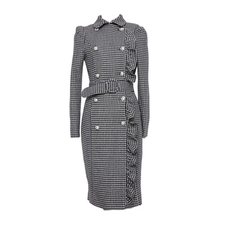 Новинка 2021 женское весеннее платье корейское офисное темпераментное