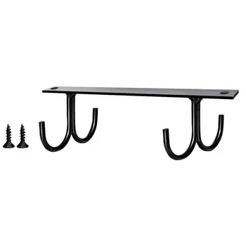 

Kitchen Cup Holder Mug Rack Under Cabinet 4 Hooks Under Shelf Display Hanging Drying for Bar Kitchen Utensils Household