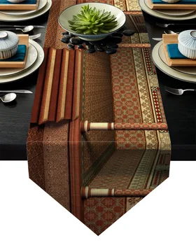 

Palace Dream Arched Stairs Table Runner Table Flag Home Party Decorative Tablecloth Table Runners