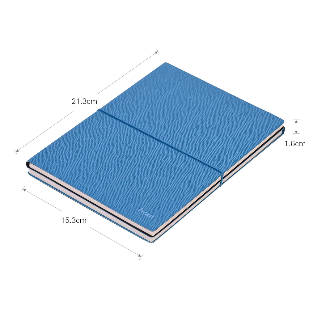 

A5 Notebook PU Leather Soft Cover with Elastic Closure Lined Blank Paper Travel Journal Diary Daily Notepad for Office Students