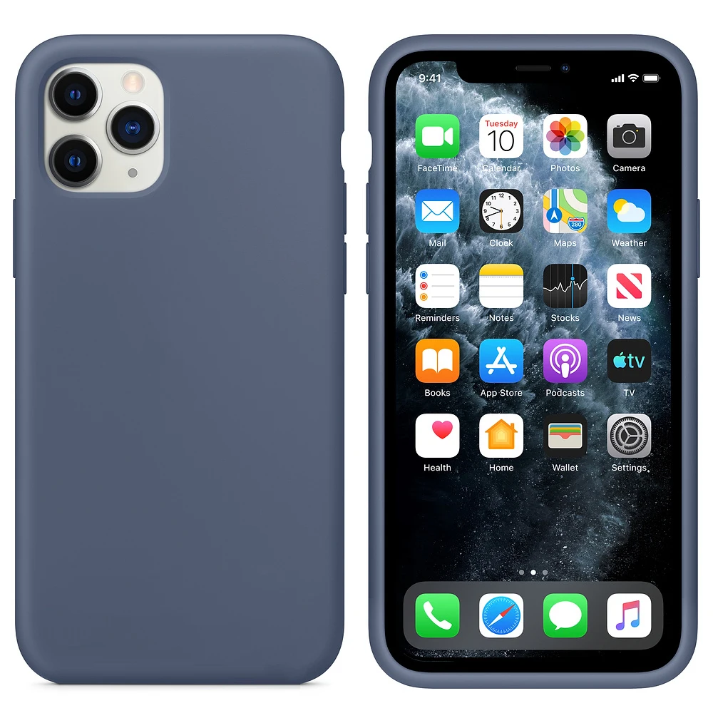 AKASKAN BLUE Полностью универсальный чехол для IPhone 11 Pro Max xs max xr 876s plus, Силиконовый противоударный чехол с логотипом, лучше, чем - Цвет: AKASKAN BLUE