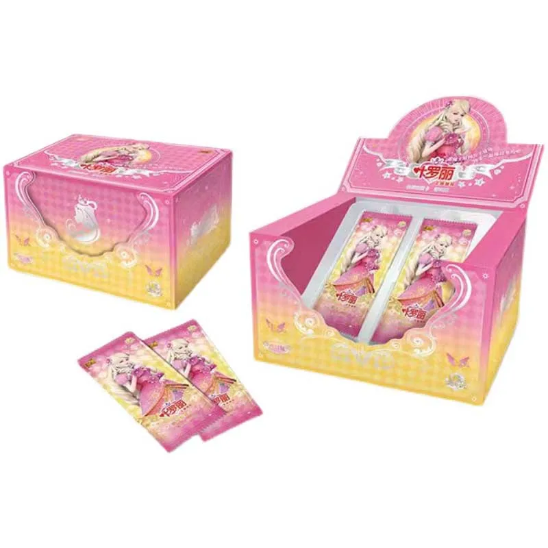  Ye Luoli Wonderland Anime Figuras Bronceado Flash Cards Chica mágica Princesa Colección Tarjeta Juguetes Regalos de cumpleaños