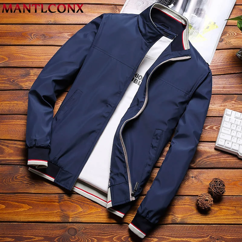 

MANTLCONX Plus Size M-8XL Casual Jacket Men Spring Autumn Outerwear Mens Jackets and Coats Male Jacket for Men's Clothing Brand