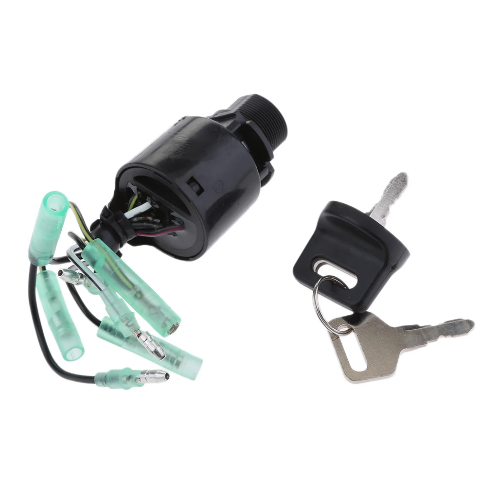 Ignition Switch 35100-ZV5-013 for Honda Outboard Motor Control Box + Key Ignition Switch 35100-ZV5-013 for Honda Outboard Motor Control Box + Key