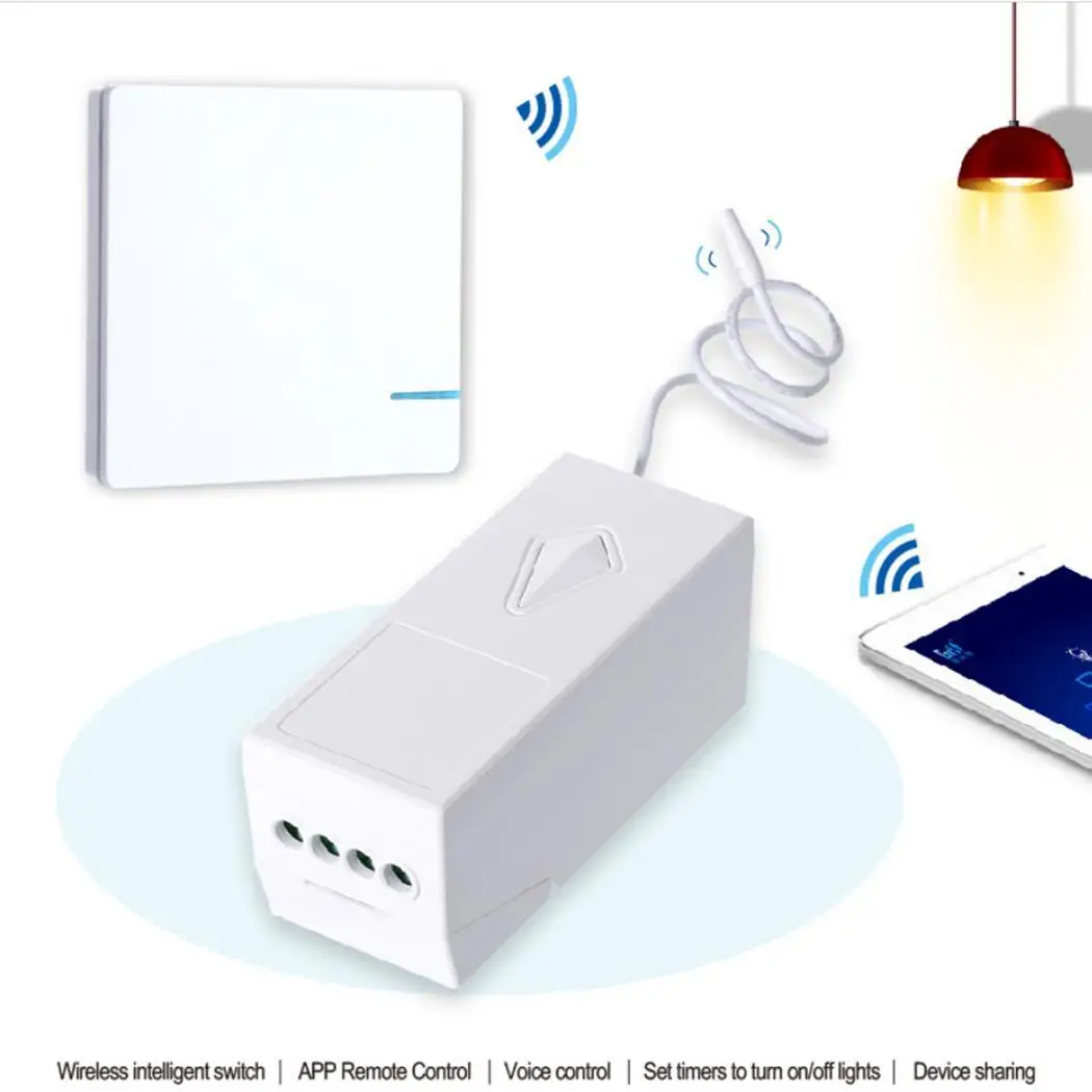 

Smart WiFi Wireless Single Light Switch Home -40~+70 (C) Remote Control IP54 Waterproof Wireless Receiver
