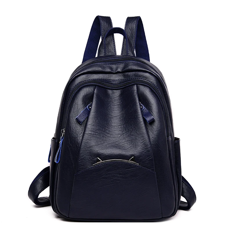 

Genuine Leather Cowhide Backpack Travel Shoping Advanced Funny High Quality Ladies Rucksacks Backpack Waterproof My Favorite