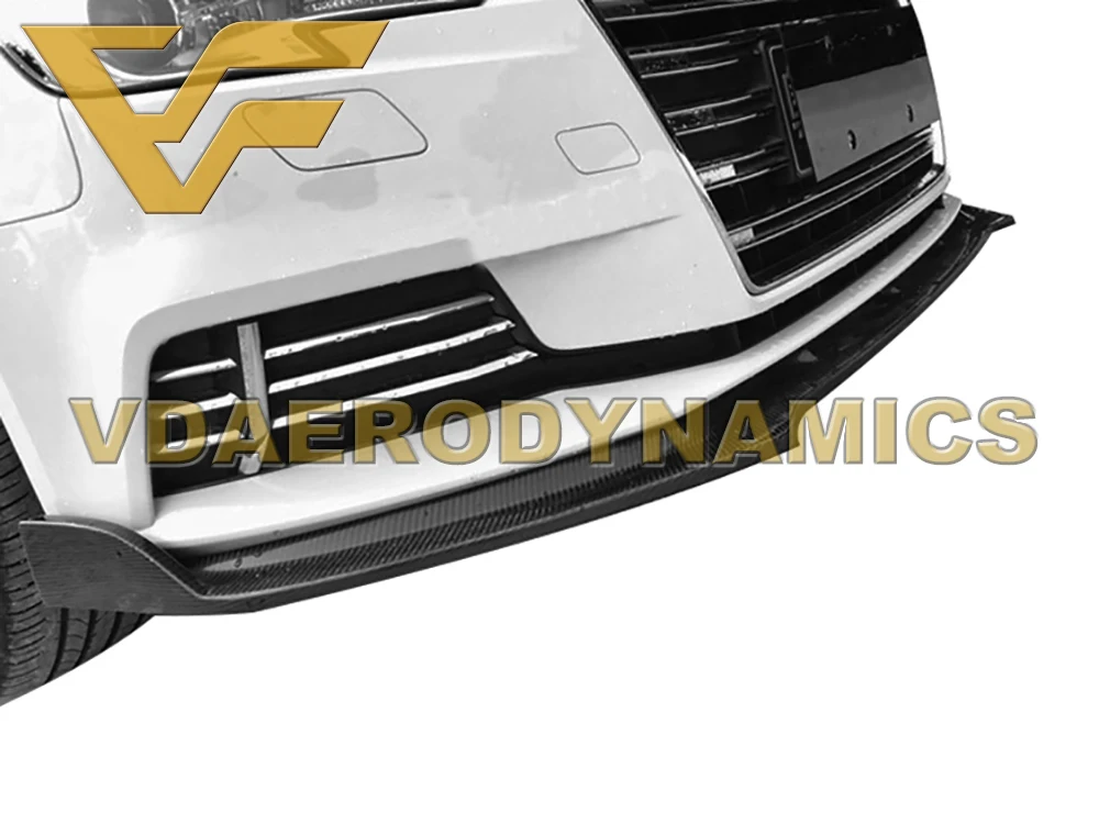 Подходит для 17-20 Audi A3 Sedan 4Dr или хэтчбек HB VAD-V карбоновый передний бампер для губ-2 стиля на выбор - Цвет: V-2 Hatchback