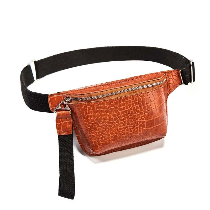 Herald модная женская сумка с узором «крокодиловая кожа», сумка-мессенджер, нагрудная сумка, поясная сумка на пояс, клатч, Женская поясная сумка, сумка через плечо - Цвет: Цвет: желтый